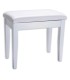 Bench Roland model RPB100 WH rectangular in white color and mate finish