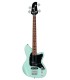 Guitarra baixo Ibanez modelo TMB30 Talman de 4 cordas com escala curta na cor mint green