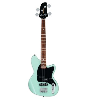 Guitarra bajo Ibanez modelo TMB30 Talman de 4 cuerdas de escala corta de color mint green