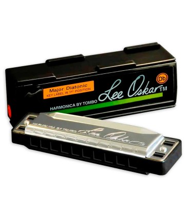 Harmonica Lee Oskar model Major Diatonic in D flat with case