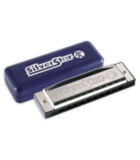Harmonica Hohner model Silver Star in B Flat 504 20 Bb