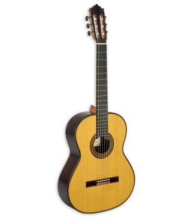Guitarra clássica Paco Castillo modelo 205 com tampo em spruce (abeto), fundo e ilhargas em pau santo maciço
