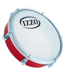 Brazilian tambourine Izzo model IZ3691 of 6" with red ABS frame