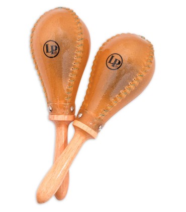 Pair of maracas LP model LP393 Salsa Rawhide