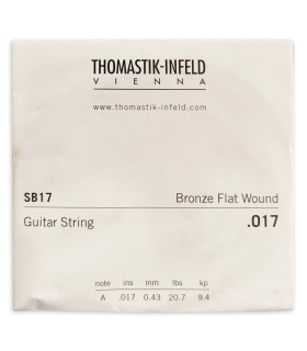 Cuerda suelta Thomastik modelo SB17 Spectrum de calibre 017W para guitarra acústica