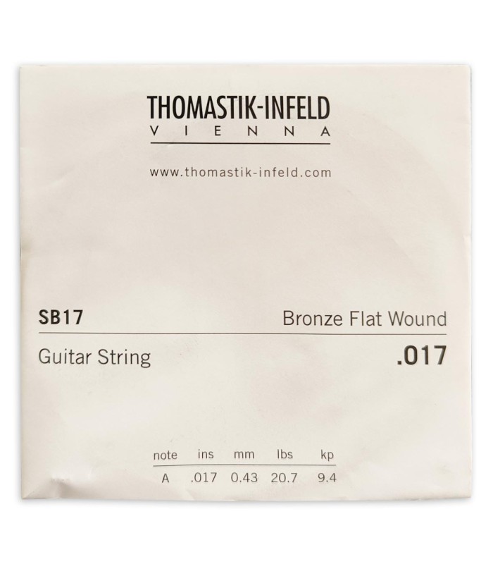 Cuerda suelta Thomastik modelo SB17 Spectrum de calibre 017W para guitarra acústica