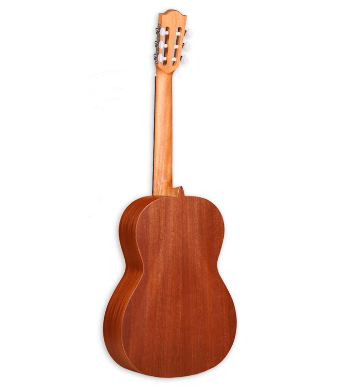 Fundo e ilharga em sapele da guitarra clássica Alhambra modelo Z Nature