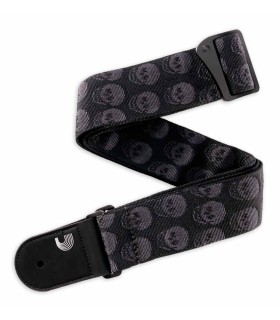 Correa DAddario modleo 50TB00 Skulls (cráneos) en color negro para guitarra
