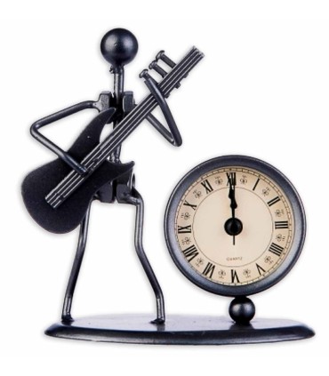 Reloj Artcarmo modelo 980706 escultura representando un guitarrista