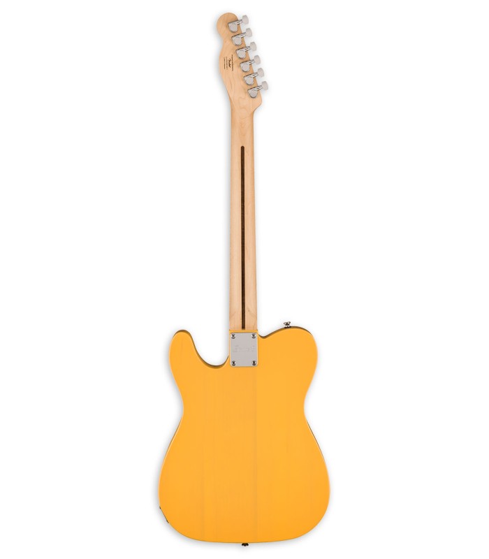 Poplar bodyg of the electric guitar Fender model Squier Sonic Tele MN BTB