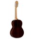 Fundo e ilhargas em Pau Santo da guitarra clássica Alhambra modelo 4P
