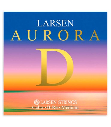 Cuerda Larsen modelo Aurora 2ª Ré de tensión média para violonchelo de tamaño 4/4