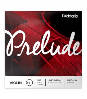 Juego de cuerdas DAddario modelo J810 Prelude para violín de tamaño 1/16