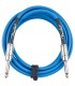 Cabo Fender modelo Contour LPB (azul) de 3 metros de longitud para guitarra