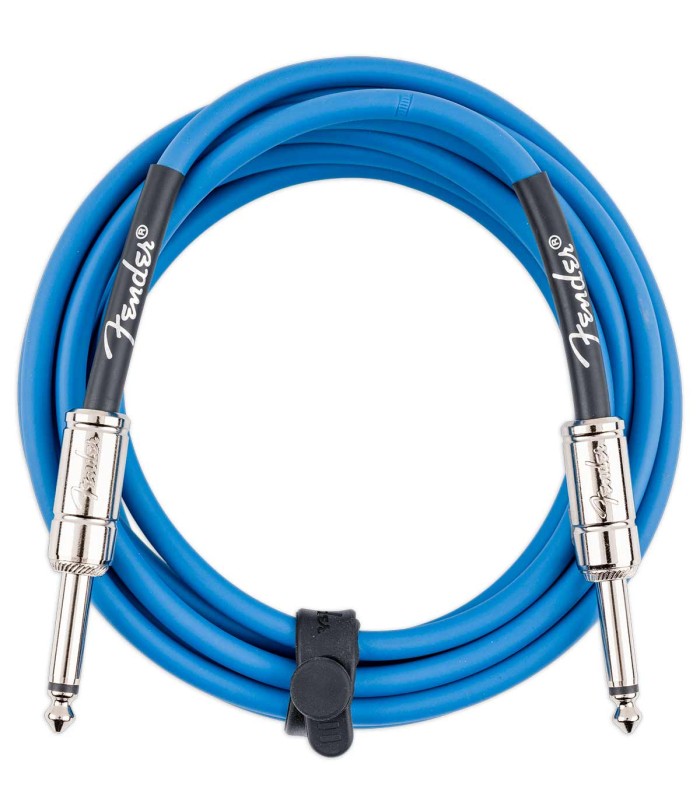 Cabo Fender modelo Contour LPB (azul) de 3 metros de longitud para guitarra