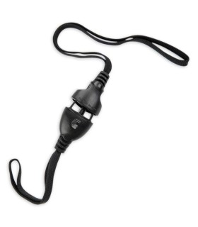 Correa DAddario modelo DGS15 con sistema de adaptación para correa de guitarra acústica