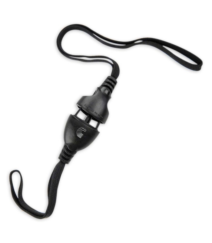 Correia DAddario modelo DGS15 com sistema de adaptação para correia de guitarra acústica