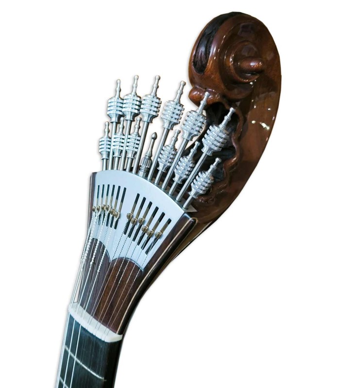Fan style machine head Brandão Guimarães of the Artimúsica Lisbon Portuguese Guitar model GP73L