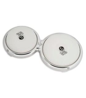 Par de bongós LP modelo LP828 Compact Giovanni com pele sintética de 7-1/4" e 8-5/8"