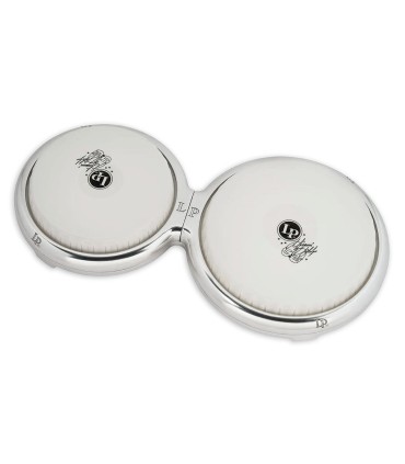 Pair of Bongos LP modelo LP828 Compact Giovanni with 7-1/4" e 8-5/8" synthetic heads