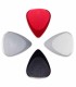 Picks Timbertones model Fusion Tones in red, black, silver and natural color