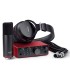 Scarlett Solo Studio Bundle 4th Gen with mic, headphones, and audio interface for home recording.