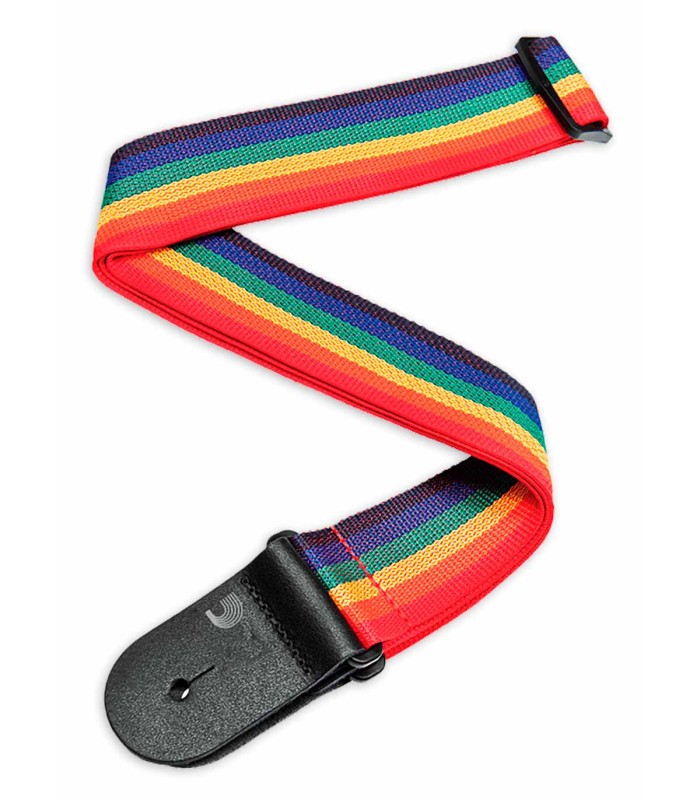 Correia DAddario modelo PWS111 Arco Iris em polipropileno resistente para guitarra