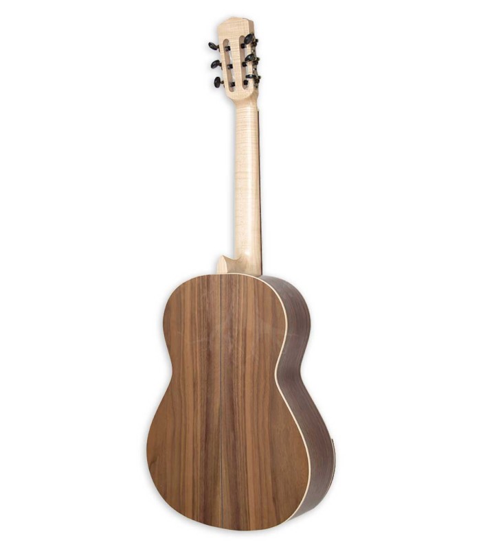 Fondo y aros en nogal macizo de la guitarra clásica Carvalho modelo Root CG SW CG SW