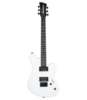 Guitarra eléctrica Jackson modelo JS22 Surfcaster HT en color Snow White (blanco)