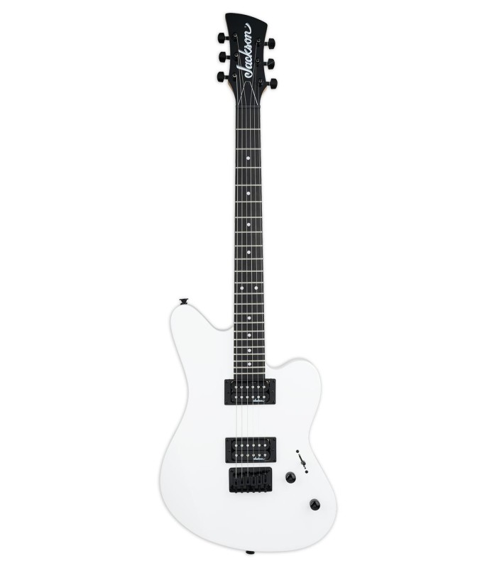 Electric guitar Jackson model JS22 Surfcaster HT in Snow White color