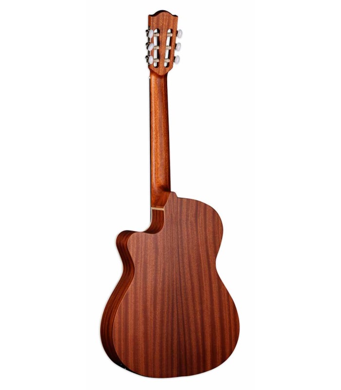 Fundo e ilhargas em Sapele da guitarra clássica Alhambra modelo Z Nature CW EZ