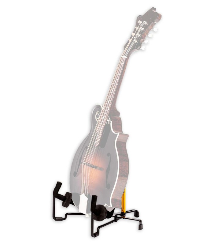 Suporte Hercules modelo GS303B para instrumentos tradicionais a suster um bandolim americano