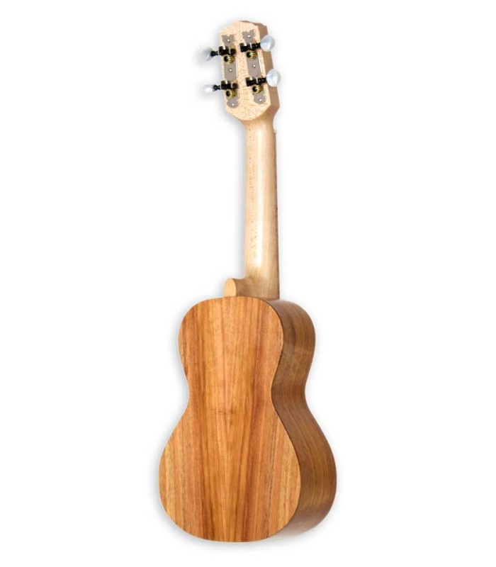 Fondo y aros en acácia maciza del ukelele soprano Carvalho modelo Leaf SKK