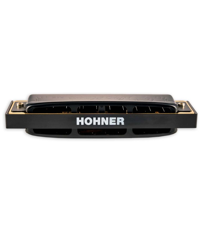 Costas da harmónica Hohner modelo New Pro Harp em Sol M564086P G