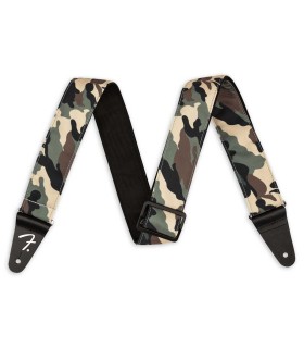 Correia Fender modelo Camo Woodland para guitarra