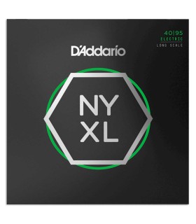 Jogo de cordas DAddario modelo NYXL4095 de calibres 40 95 para baixo de 4 cordas