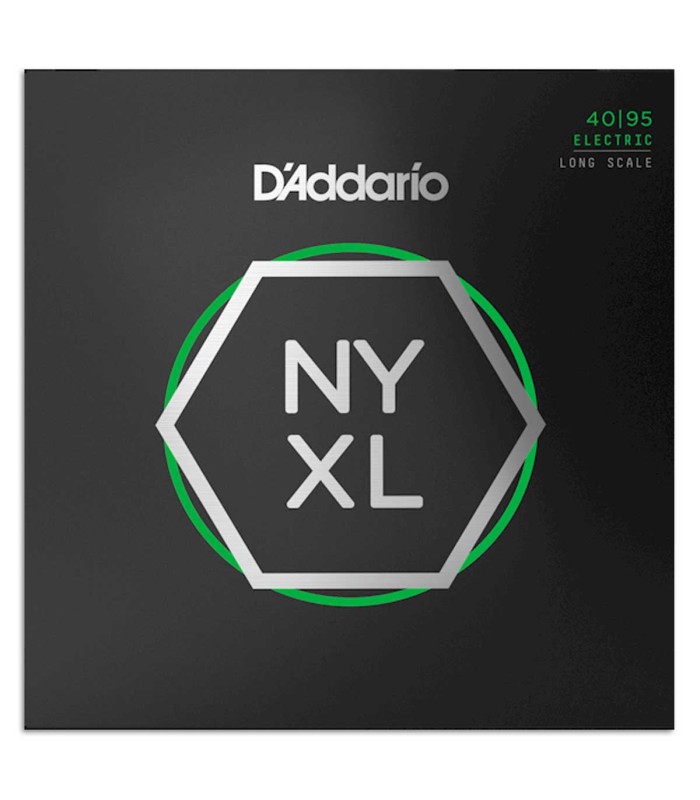 String set DAddario model NYXL4095 of 40 95 gauges for 4 string bass