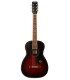 Guitarra acústica Gretsch modelo Jim Dandy com tampo em sapele laminado e acabamento Cherry Burst