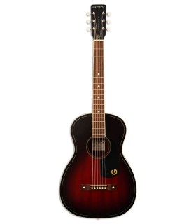 Guitarra acústica Gretsch modelo Jim Dandy con tapa en sapele laminado y acabado Cherry Burst