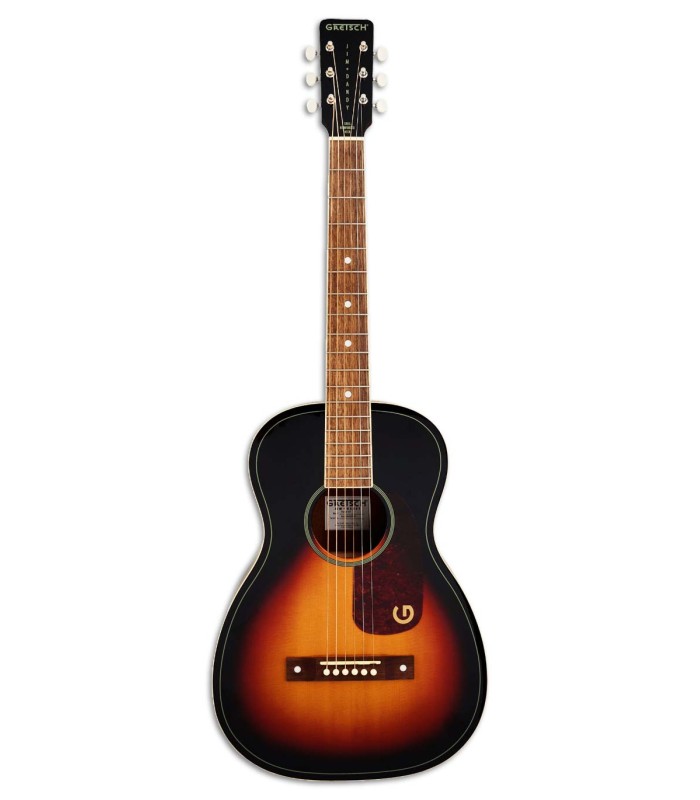 Acoustic guitar Gretsch model Jim Dandy Parlor Limited Edition with solid spruce top and Heritage Burst finish