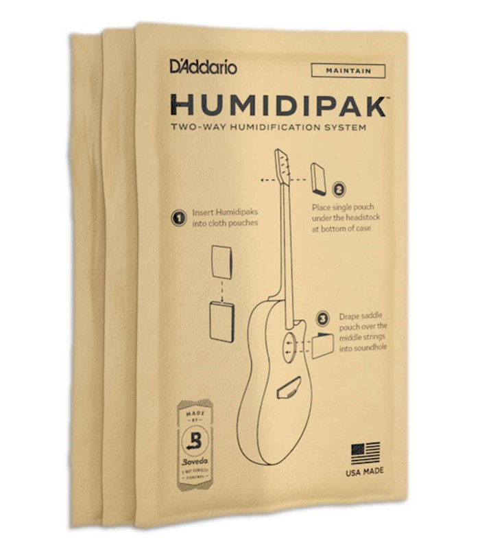 3 recargas para o sistema de humidificador Daddario modelo PW HPRP 03