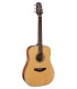 Guitarra Folk Takamine modelo GD20-NS dreadnought com tampo em cedro maciço e acabamento Natural