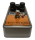 Bottom view of the Electro-Harmonix Nano Big Muff Pi pedal featuring footswitch and durable metal casing