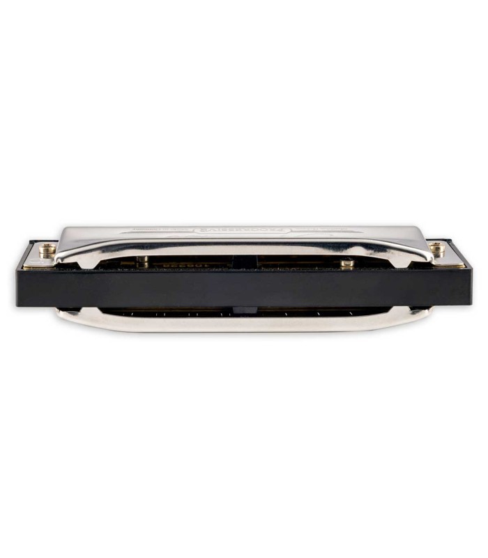 Back of the harmonica Hohner model Special 20 in F