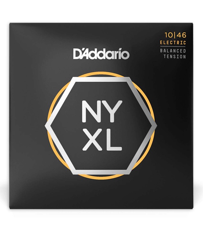 String set DAddario model NYXL1046 with gauges 010 046 for electric guitar