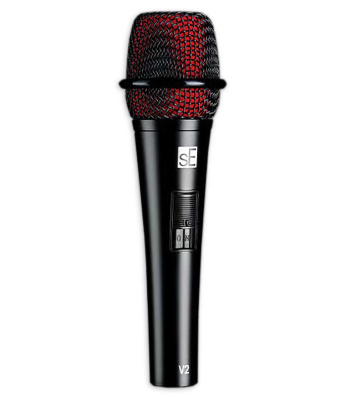 Microfone SE Electronics modelo V2 Switch para vocal, fala e instrumentos