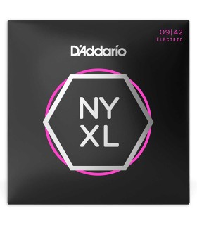 Jogo de cordas DAddario modelo NYXL0942 de calibre 009 042 para guitarra elétrica