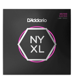 Juego de cuerdas DAddario modelo NYXL45100 para bajo de 4 cuerdas