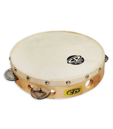 Pandero LP modelo CP378 20cm con parche natural y aro de madera