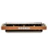 Back of the harmonica Hohner model Marine Band de Luxe in E